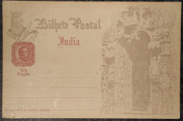 Portugal & Bilhete Postal, India, 1898 1/4 De Tanga - India Portoghese