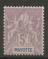 MAYOTTE N° 14 NEUF** LUXE SANS CHARNIERE / Hingeless / MNH - Unused Stamps