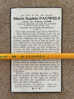 BP BOUCHAUTE MARIE SOPHIE PAUWELS ° 7/6/1851 En Overleden Eeckeren 2/10/1938, Weduwe PETRUS CUSSE - Religion & Esotérisme