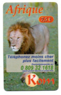 Lion Afrique GSM  Carte Prépayée France Card  (K 96) - Mobicartes (GSM/SIM)