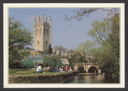 111108/ OXFORD, Magdalen Tower And Bridge  - Oxford