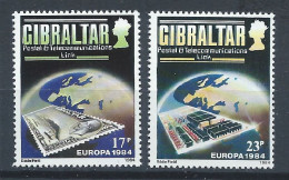 Gibraltar YT 483-484 Neuf Sans Charnière XX MNH Europa 1984 - Gibraltar