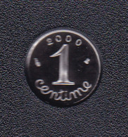 1 CENTIME EPI INOX 2000 ISSUE DU COFFRET BE - 1 Centime