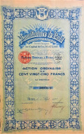 Manufacture De Buhl - Anciennement E.Rogelet -action De 125 Francs - 1932 - Buhl - Autres & Non Classés