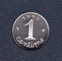 1 CENTIME EPI INOX 1995 ISSUE DU COFFRET BE - 1 Centime