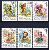 Bulgarie 1992 Bateaux Voiliers (11) Yvert N° 3439 à 3444 Oblitérés Used - Used Stamps