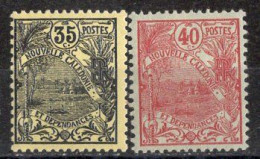 Nvelle CALEDONIE Timbres-Poste N°97*& 98* Neufs Charnières TB Cote : 2€75 - Unused Stamps