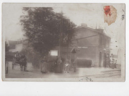 AJC -  Eragny Neuville, Superbe Carte Phot De La Gare - Eragny