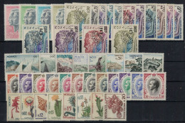 MONACO NEUF/S/CH + FLAMMES + OBLITERES DE 2 FEUILLES ( Lot 510 ) - Collections, Lots & Series