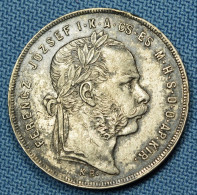 Hungary / Ungarn • 1 Forint 1879 • Very High Grade • Franz Joseph I • Silver 900‰ • Magyar • [24-408] - Hongrie