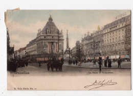 NELS Photo N° 11 - BRUXELLES - La Place De Brouckère *colorisée* - Lotes Y Colecciones