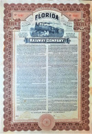 Florida - Railway Company - Obligation 5% - 1959 - Ferrovie & Tranvie