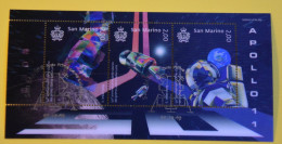 SAN MARINO 2019 Foglietto Timbrato Con Annullo 50° Ann. Sbarco Sulla Luna - Used Stamps