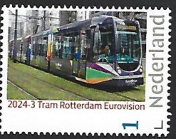 Nederland 2024-3  Tram  Rotterdam Eurovision Postfris/mnh/sans Charniere - Neufs