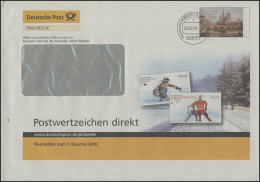 Plusbrief F475 Limburg: Neuheiten I. Quartel & Winterolympiade, 00.00.10 - Briefomslagen - Ongebruikt