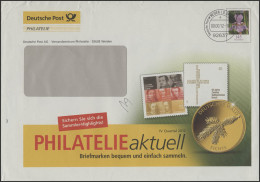 Plusbrief F Schwertlilie: PHILATELIEaktuell IV. Quartal, 00.00.12  - Enveloppes - Neuves