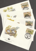 Turks & Caicos 1986, FDC Unused, WWF, Iguana - Turks & Caicos (I. Turques Et Caïques)