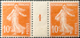 LP2943/58 - FRANCE - 1921 - TYPE SEMEUSE CAMEE - N°138 (millésime 1) TIMBRES NEUFS** - Millésime