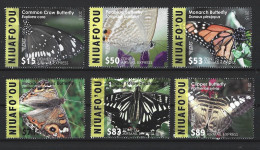 ● NIUAFO'OU  2015 / 2016 ● Oceania ● Farfalle ● Butterflies ● Papillons ● 6 Valori ** ● Cat. ? € ● Lotto N. 2135 B ● - Tonga (1970-...)