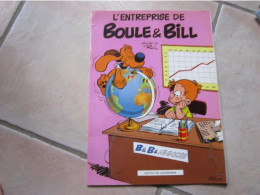 L'ENTREPRISE DE BOULE ETBILL    ROBA PUBLICITAIRE SOUPLE - Boule Et Bill