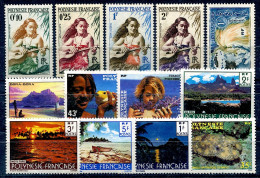 Polynésie Française - Lot De 13 Timbres Neufs** (entre N° 1 Et 26) - Collections, Lots & Series