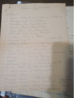 Listes De Résistants Et Déportés Marne 2GM - 1939-45