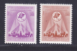 THAILANDE N°  439 & 440 ** MNH Neufs Sans Charnière, TB (D7368) Foire Asiatique à Bangkok - 1966 - Thaïlande