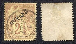 Colonie Française, Guyane N°17 Oblitéré, Qualité Beau - Used Stamps