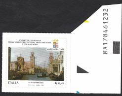 Italia 2015; Simposio Marine Del Mediterraneo E Del Mar Nero; Francobollo Con Codice Alfanumerico. - 2011-20:  Nuevos