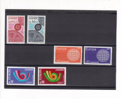 6 Timbres Neufs ** Andorre Français     Europa  Année  1967 - 1970 - 1973 - - Nuevos