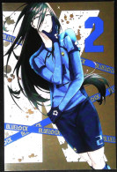 ► BLUE LOCK Manga BD Maxi Carte.  Dim. 18x12 -  Série Football Japon N°2 Gardienne  -Kaneshiro Nomura  Kodansha 2021 - Comics