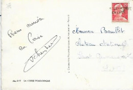 Cachet Saint-Germain-en-Laye 78 Sur CPSM La Corse Folklorique - Algemene Zegels