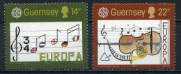 Guernesey YT 322-323 Neuf Sans Charnière XX MNH Europa 1985 - Guernsey