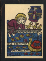 Post Card Lithuania LT Pc 056 Fairy Tales Folk Legends Illustration Art By A. MAKUNAITE - Lituanie