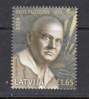 Latvia 2024. Vilis Pludonis. 1 W. MNH - Lettonie