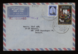 Iraq 1970's Air Mail Cover To Denmark__(9453) - Irak