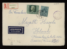 Hungary 1942 Marosvasarheyl Censored Air Mail Cover To Finland__(10350) - Storia Postale