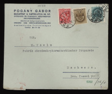 Hungary 1941 Budapest Censored Cover To Eschwege__(10188) - Cartas & Documentos