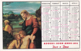 Calendarietto - Orfanotrofio Antoniano Maschile - Matteo Agosta - Vizzini - Catania - Anno  1968 - Tamaño Pequeño : 1961-70