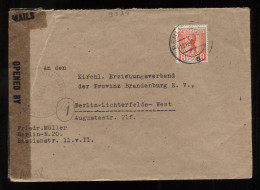 Germany Stadt Berlin 1945 Berlin Censored Cover__(9328) - Berlijn & Brandenburg