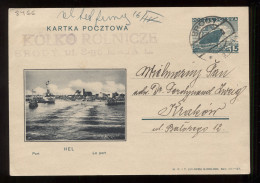 Poland 1930's Brody Stationery Card To Krakow__(8466) - Entiers Postaux
