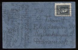 Poland 1929 Warszawa Postcard To Denmark__(8393) - Lettres & Documents