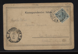 Poland 1900 Kremsier Postcard To Budweis__(10936) - Briefe U. Dokumente