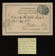 Poland 1902 Wadowice Stationery Card To Germany__(10933) - Ganzsachen