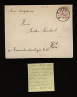 Poland 1885 Bielitz Stationery Envelope To Wien__(10942) - Stamped Stationery