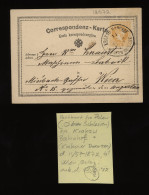 Poland 1872 Krakau Bahnhof Stationery Card To Wien__(12072) - Postwaardestukken