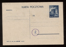 Poland 1.5Zl Unused Stationery Card__(8497) - Stamped Stationery