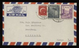 Pakistan 1950's Air Mail Cover To Denmark__(12420) - Pakistán