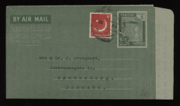 Pakistan 1958 Aerogramme To Denmark__(12554) - Pakistan