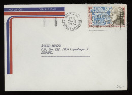 New Caledonia 1974 Noumea Air Mail Cover To Denmark__(12436) - Briefe U. Dokumente